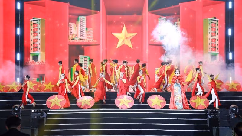 Một tiết mục biểu diễn tại chương trình.