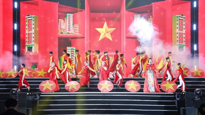 Một tiết mục biểu diễn tại chương trình.