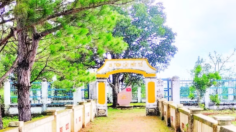 Di tích Cây mít tổ được xếp hạng Di tích lịch sử cấp tỉnh tại khu vực Đồn Biên phòng Bu P’răng.