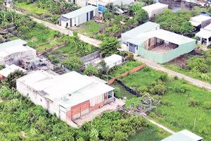 Một điểm nóng về xây dựng trái phép ở phường Phước Thắng trước đây, những căn nhà trái phép đã được tháo dỡ.