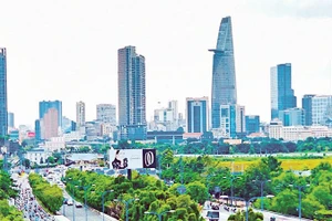 Một góc Thành phố Hồ Chí Minh năng động, phát triển.