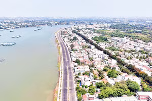 Tuyến đường ven sông Đồng Nai hoàn thành, đưa vào sử dụng năm 2025 góp phần thay đổi diện mạo đô thị phường Trấn Biên.