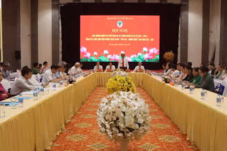 Toàn cảnh Hội nghị biểu dương người cao tuổi tham gia xây dựng hệ thống chính trị cơ sở và tổng kết thực hiện phong trào thi đua "Tuổi cao-Gương sáng".