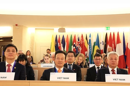 Đoàn Việt Nam tham dự Hội nghị. (Ảnh MOHA)