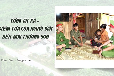 Công an xã - Điểm tựa của người dân bên mái Trường Sơn