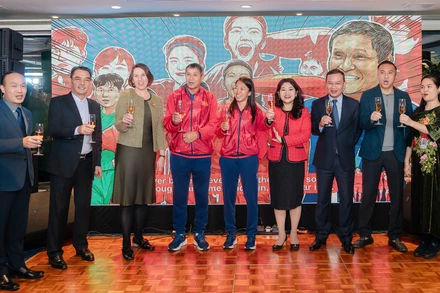 Các đại biểu dự chương trình. (Ảnh Đại sứ quán Australia tại Hà Nội)