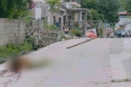 Hiện trường vụ việc. (Ảnh: người dân cung cấp)