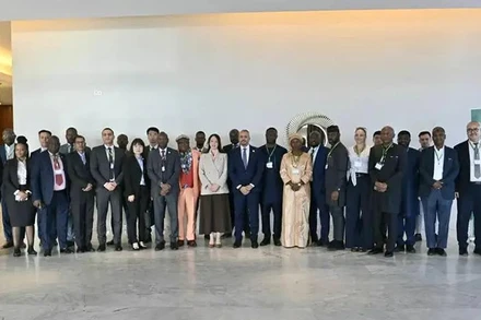 Hình ảnh tại hội thảo tham vấn của Liên minh châu Phi về dự thảo kế hoạch hành động cấp lục địa nhằm chống khủng bố ở châu Phi. (Ảnh https://www.mfa.gov.dz/)