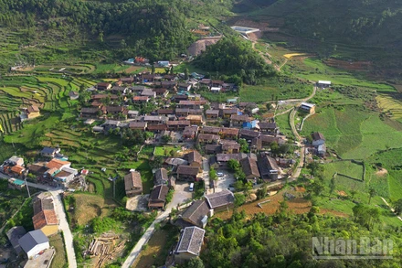 Làng Lô Lô Chải, Tuyên Quang. (Ảnh NGUYÊN-HÀO)