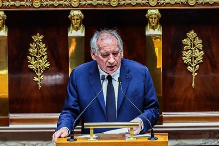 Thủ tướng Pháp François Bayrou phát biểu tại Quốc hội ngày 8/9. (Ảnh: Matignon)