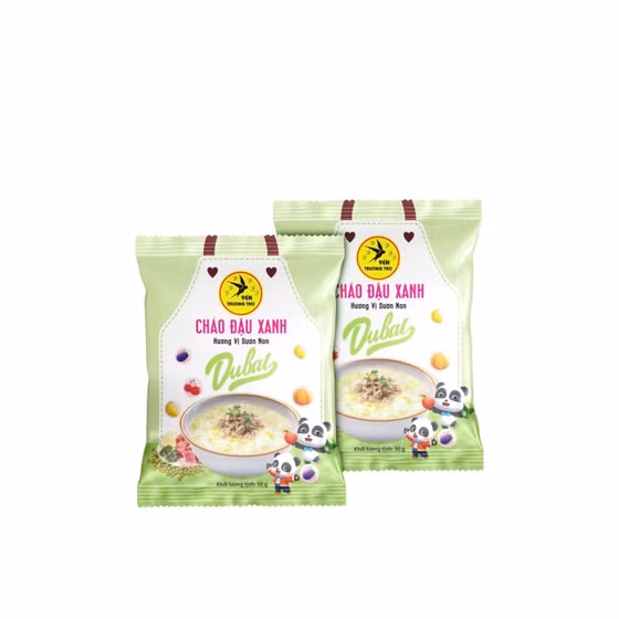 Cháo yến mạch đậu xanh hương vị gà