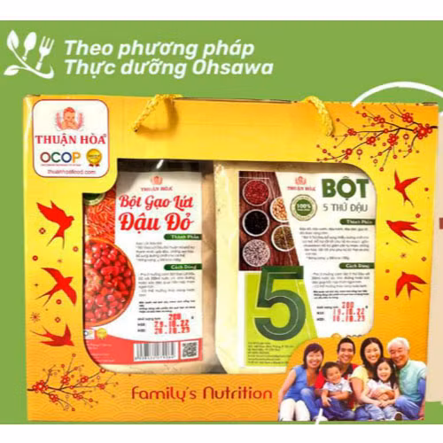 Bột gạo lứt đậu đỏ Thuận Hòa