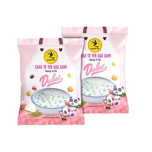 Cháo yến mạch đậu xanh hương vị gà