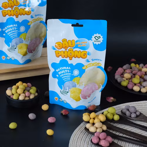Đậu phộng sữa chua đa sắc