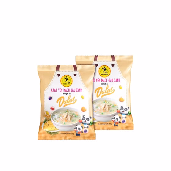 Cháo yến mạch đậu xanh hương vị gà