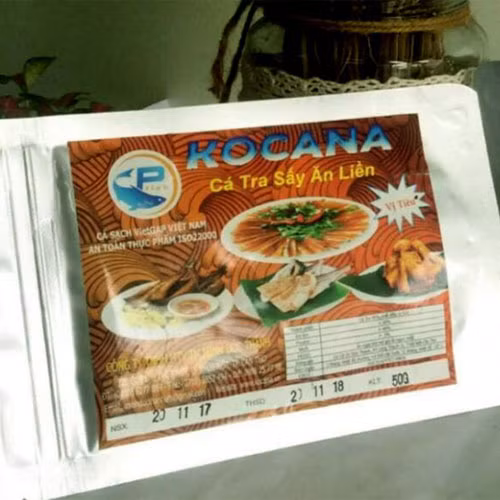 Cá tra sấy ăn liền vị tiêu
