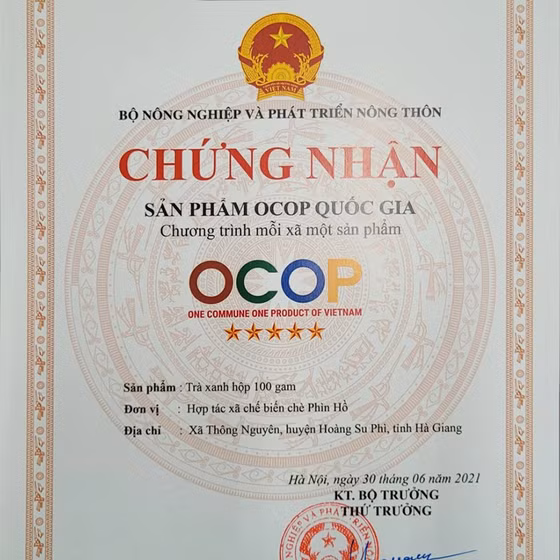 Trà xanh Phìn Hồ 100g