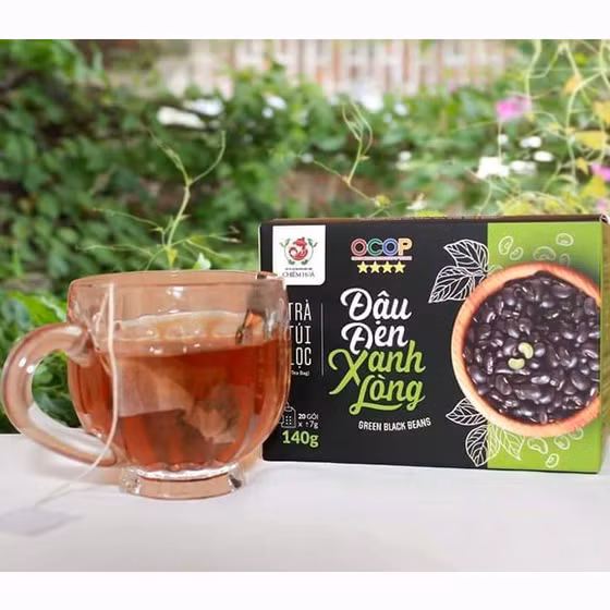 Trà túi lọc đậu đen xanh lòng Chiêm Hóa 