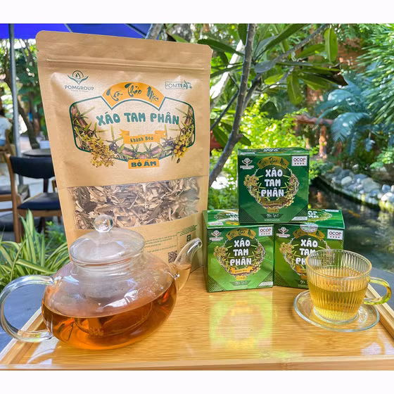 Trà thảo mộc xáo tam phân Khánh Hòa POMTea (túi lọc) 