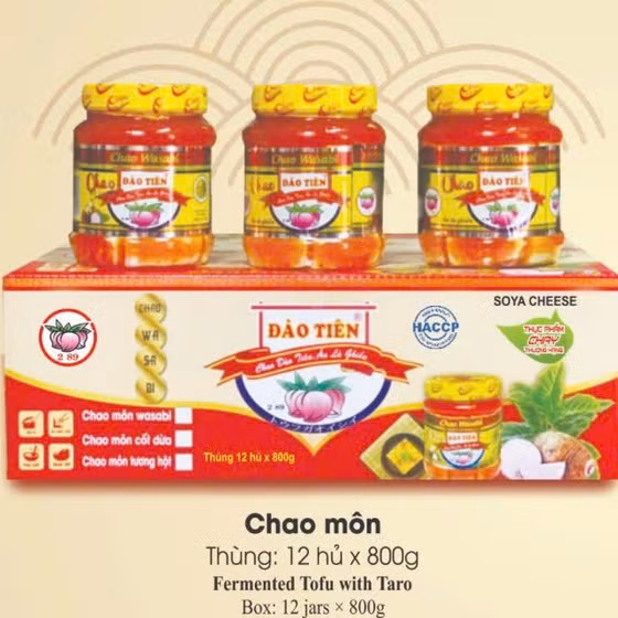 Chao tương hột Đào Tiên