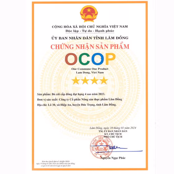 Bó xôi cấp đông Dalat Agri Foods