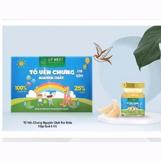 Tổ yến chưng nguyên chất dành cho trẻ DTNest