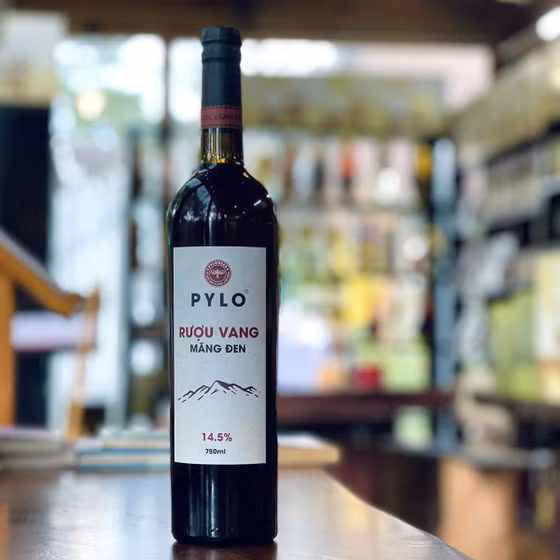 Rượu vang mâm xôi Măng Đen PyLo