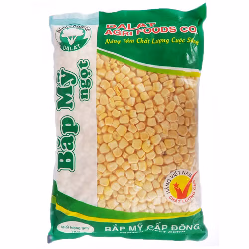 Bắp ngọt Mỹ cấp đông Dalat Agri Foods