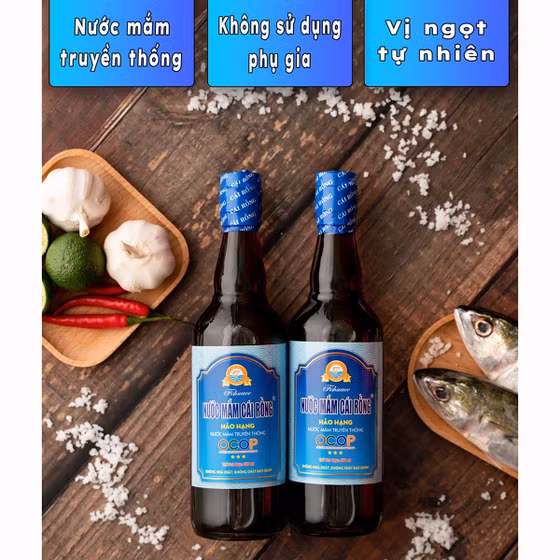 Nước mắm hảo hạng Cái Rồng