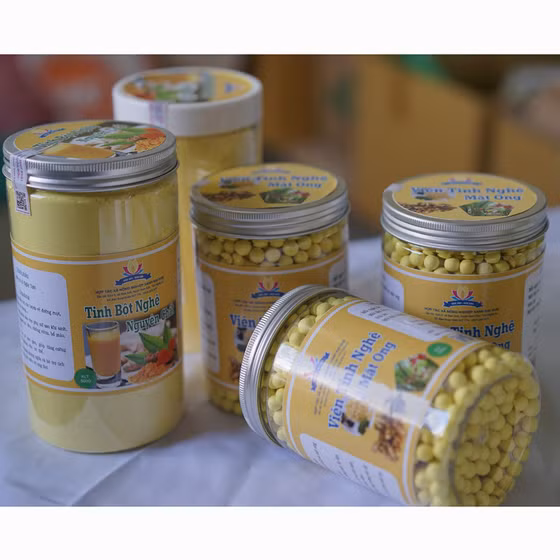 Viên tinh nghệ mật ong