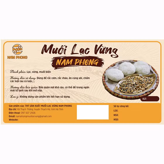 Muối lạc vừng Nam Phong