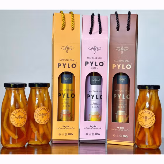 Mật ong sâm PyLo Queen