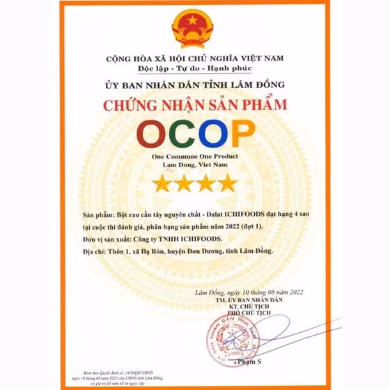 Bột cần tây sấy lạnh nguyên chất Dalat Ichifoods 