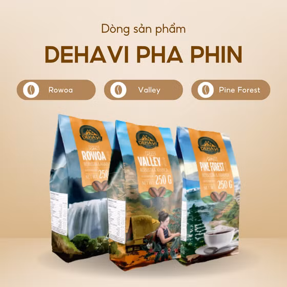 Cà-phê pha phin Dehavi Pine Forest