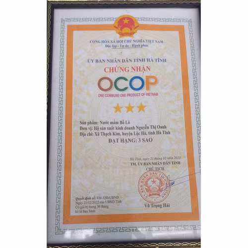 Nước mắm Bồ Lô