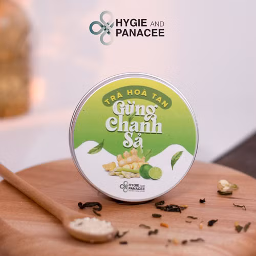 Trà hòa tan gừng chanh sả Hygie 