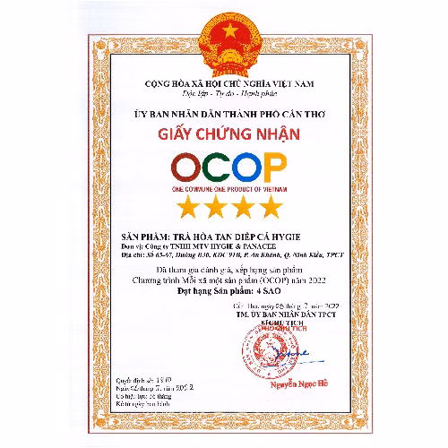 Trà hòa tan diếp cá Hygie