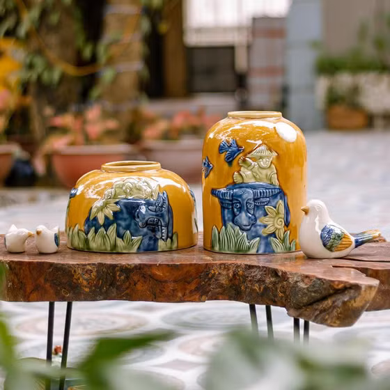 Bộ bình gốm Tuổi thơ ơi