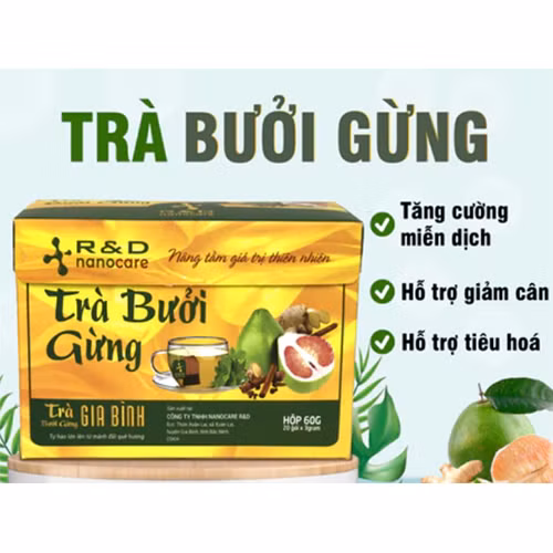 Trà bưởi gừng