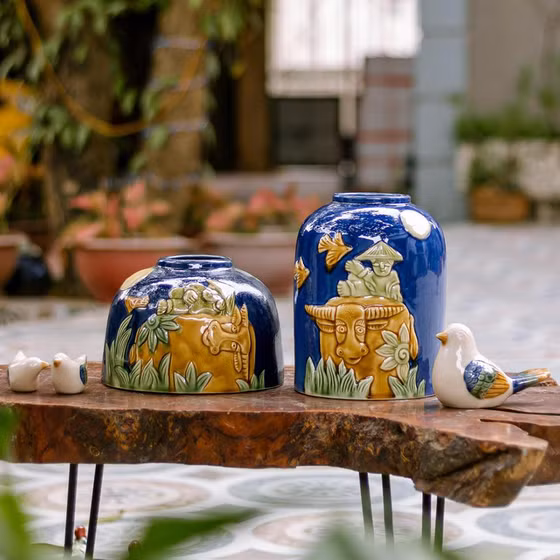 Bộ bình gốm Tuổi thơ ơi