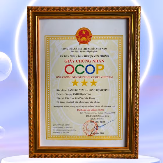 Bánh đa nem ăn sống Hạnh Tính