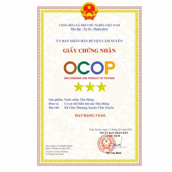 Nước mắm Thu Hùng