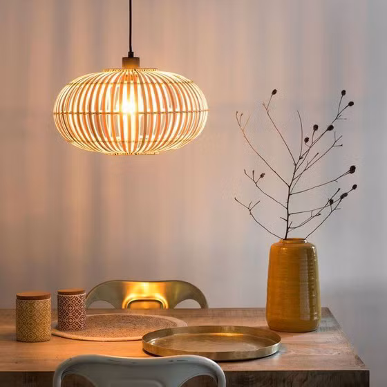 Đèn lồng treo mây tre đan Đức Phong