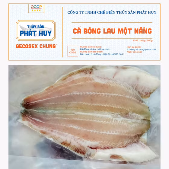 Khô cá bông lau một nắng Gecosex Chung 