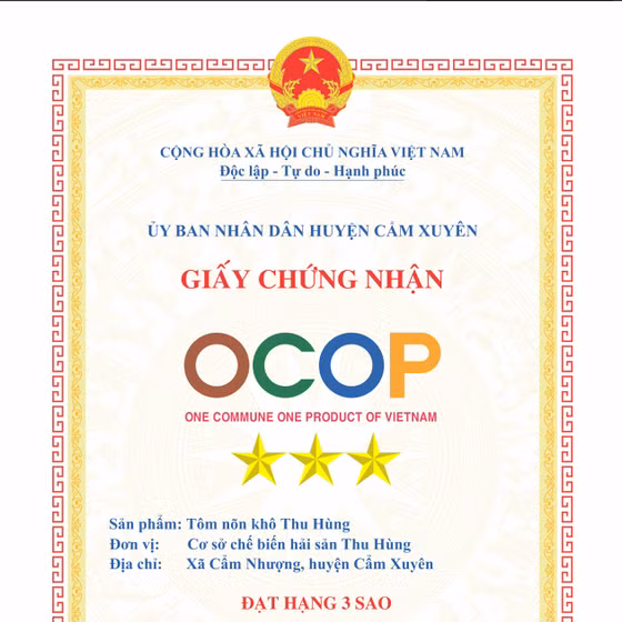 Tôm nõn Thu Hùng 