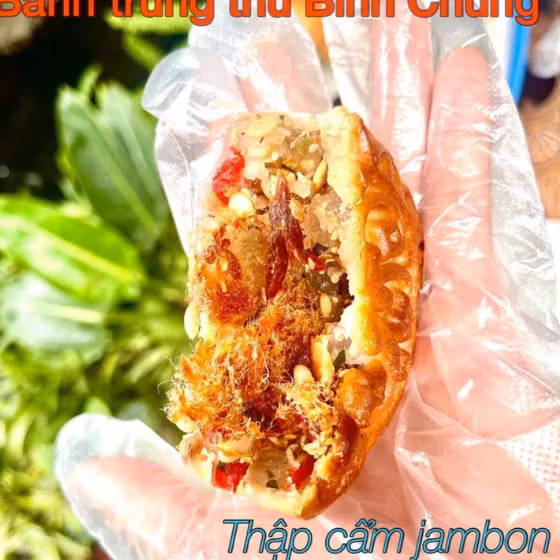 Bánh nướng nhân thập cẩm xá-xíu đặc biệt