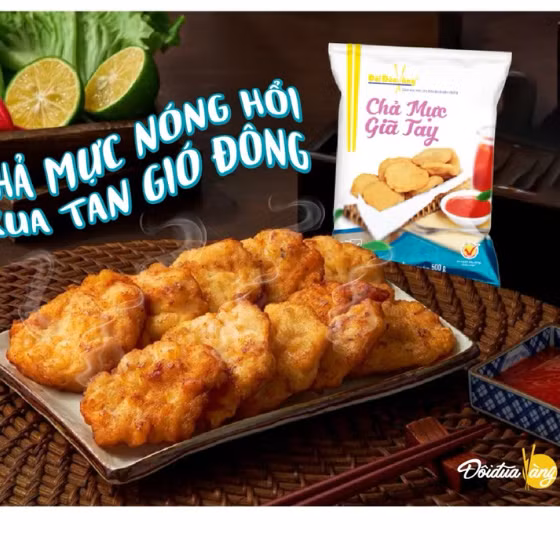 Chả mực giã tay