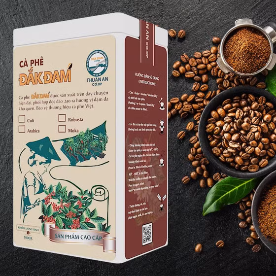 Cà-phê bột Đắk Đam