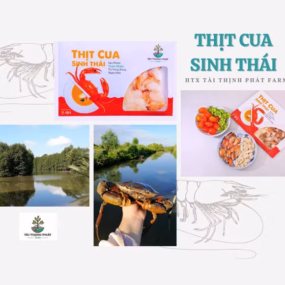 Thịt cua sinh thái