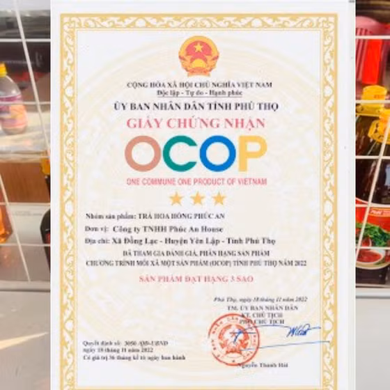 Trà hoa hồng Phúc An